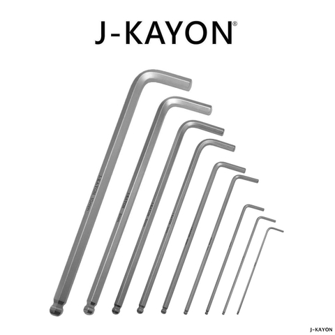 L型六角扳手-1.5mm至10mm-球尾