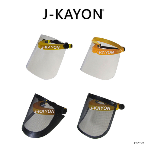 防護面罩-鬆緊帶型-透明片與網狀片